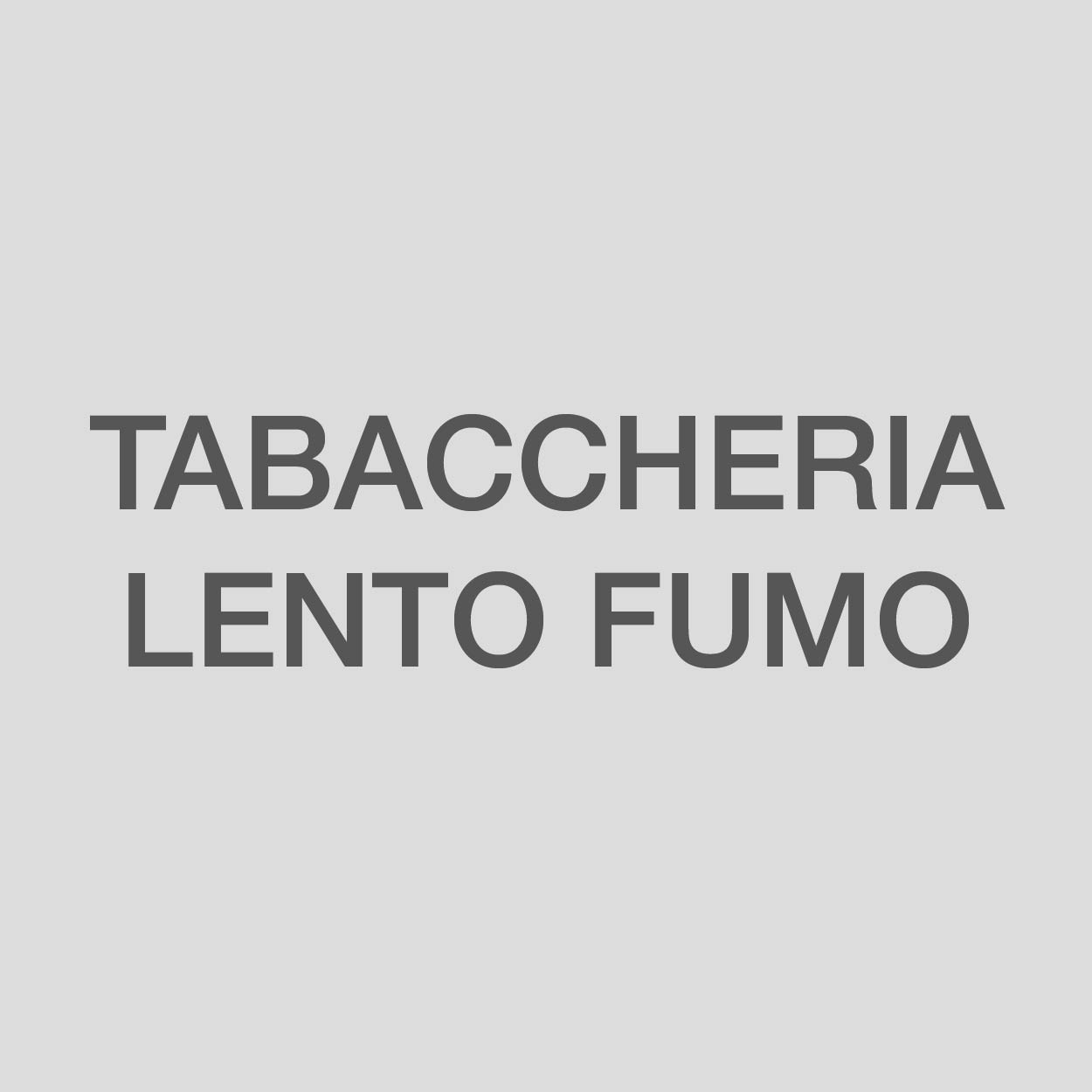 Tabaccheria Lento Fumo