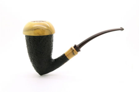 Black Calabash Box Wood G. Penzo Pipe1