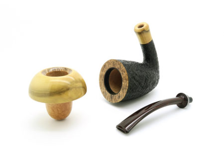 Black Calabash Box Wood G. Penzo Pipe2